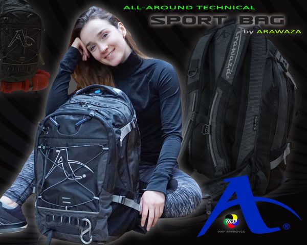 Girl with the Arawaza All Rounder Technical Sports Bag